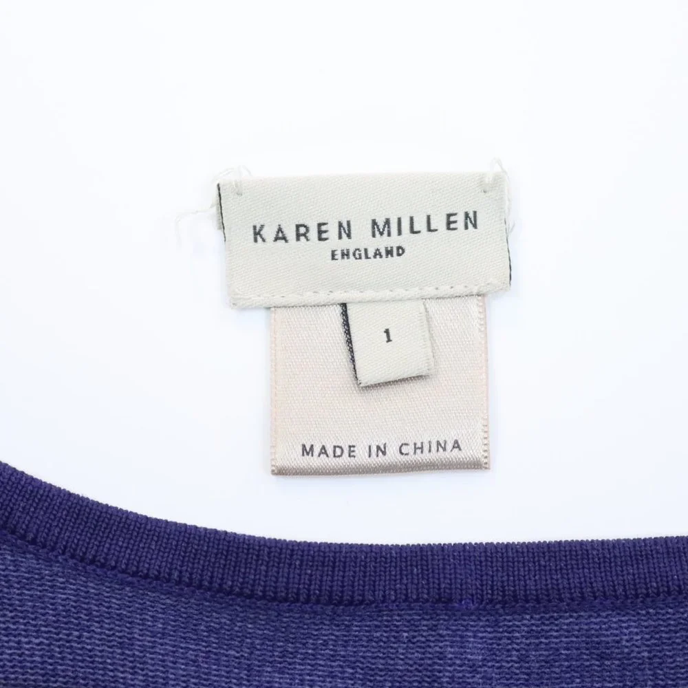 Karen Millen Womens Size 1 (Small) Striped Dyed Knit Dress - Picture 4 of 4
